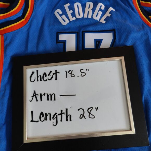 Nike S Paul George Oklahoma City Thunder OKC PG Swingman Jersey AV4955-404 - Picture 7 of 7